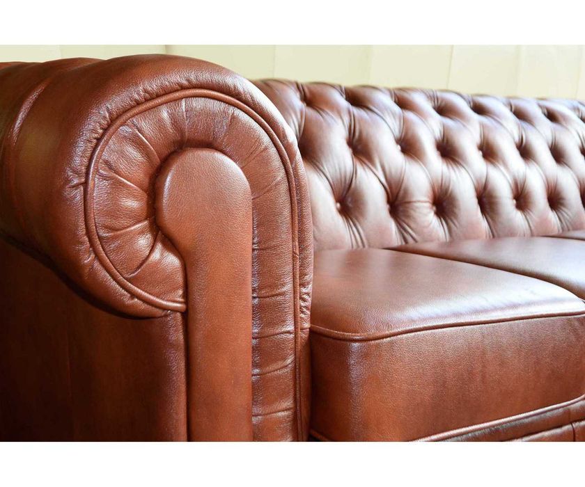 Luksusowy narożnik WINDSOR na zamówienie - Naturalna skóra bydlęca