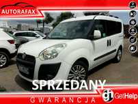 Fiat Doblo Klimatronic, Podgrz. fotele, Hak holowniczy, Niski przebieg, Ele szyby