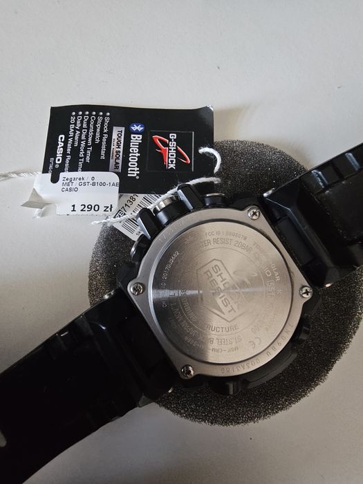 ZEGAREK CASIO G-SHOCK g-steel gst-b100-1AER bt