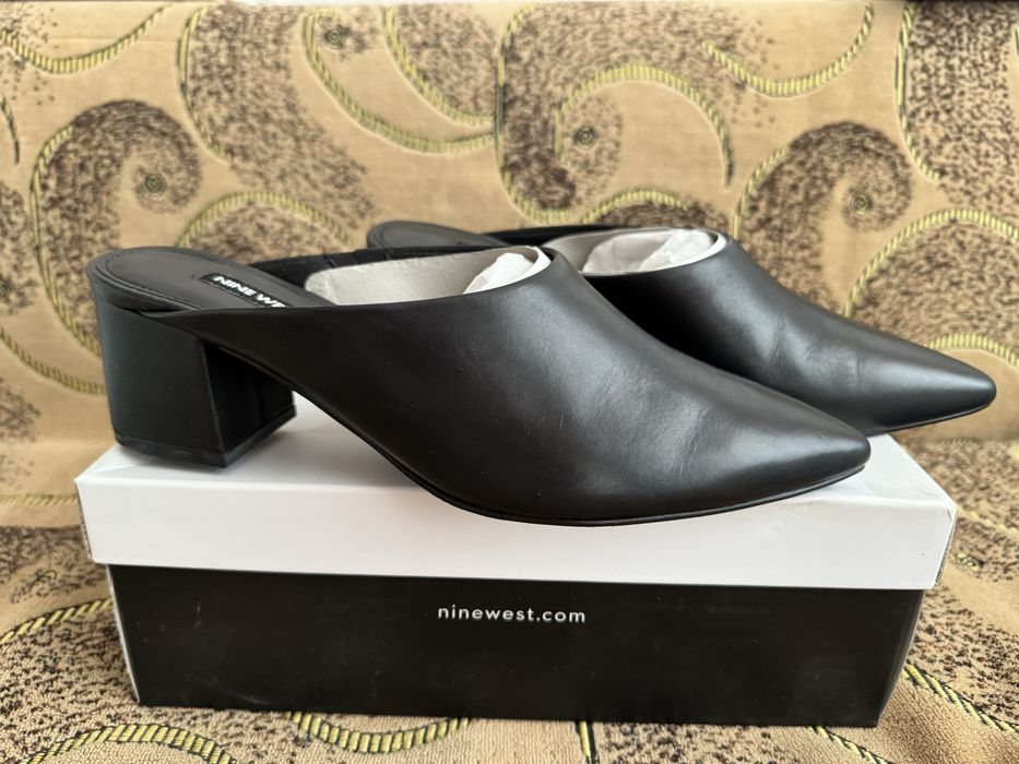 Мюлі Nine west з натуральної шкіри 38р