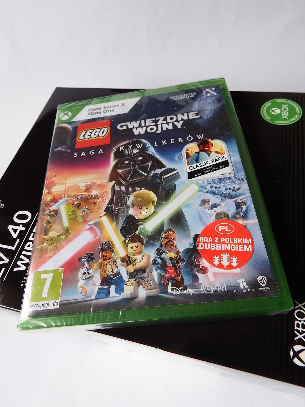 GRA XBOX ONE / Series X LEGO SAGA SKYWALKERÓW ! nowa + headset