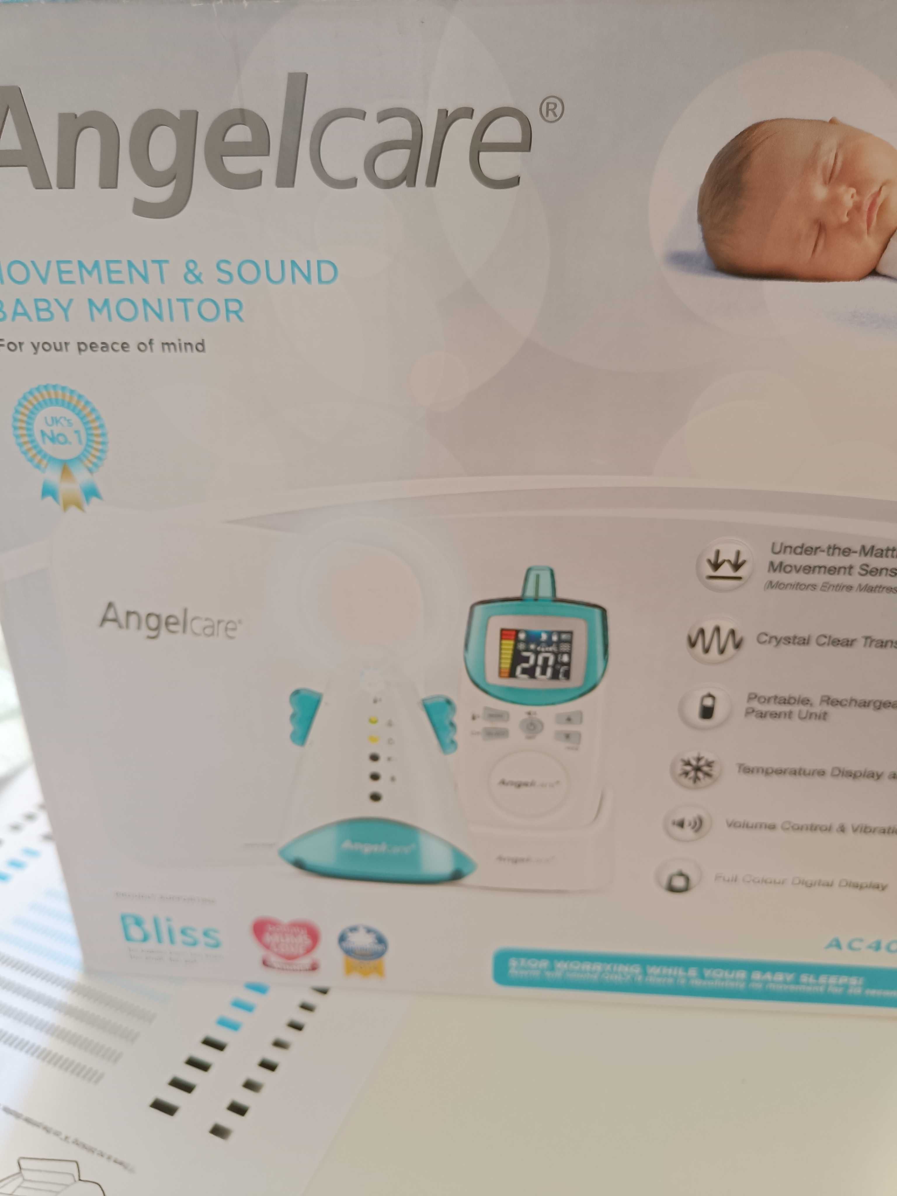 Angelcare - Monitor de som e de respiração para bebé