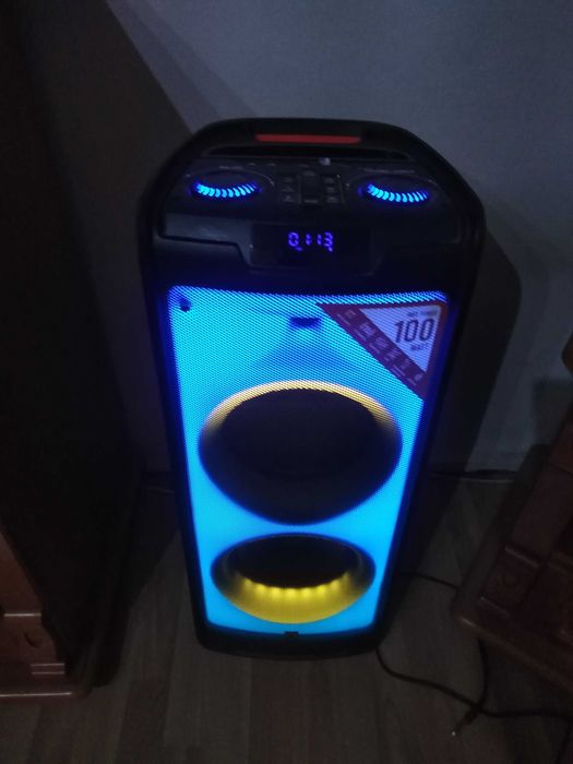 Power Audio Manta SPK5350 .100W Bluetooth Radio FM Mikrofon Karaoke
