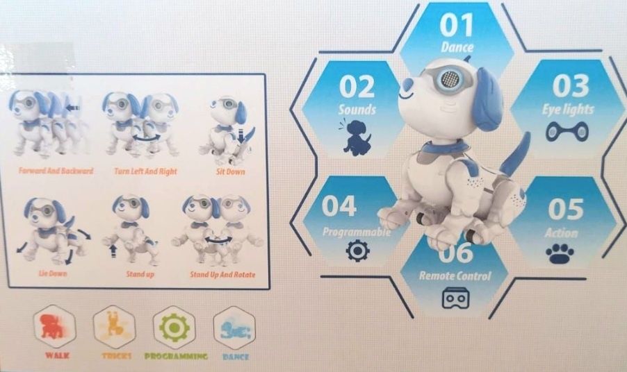 Robopies RoboLola sterowany interaktywny edukacyjny z pilotem