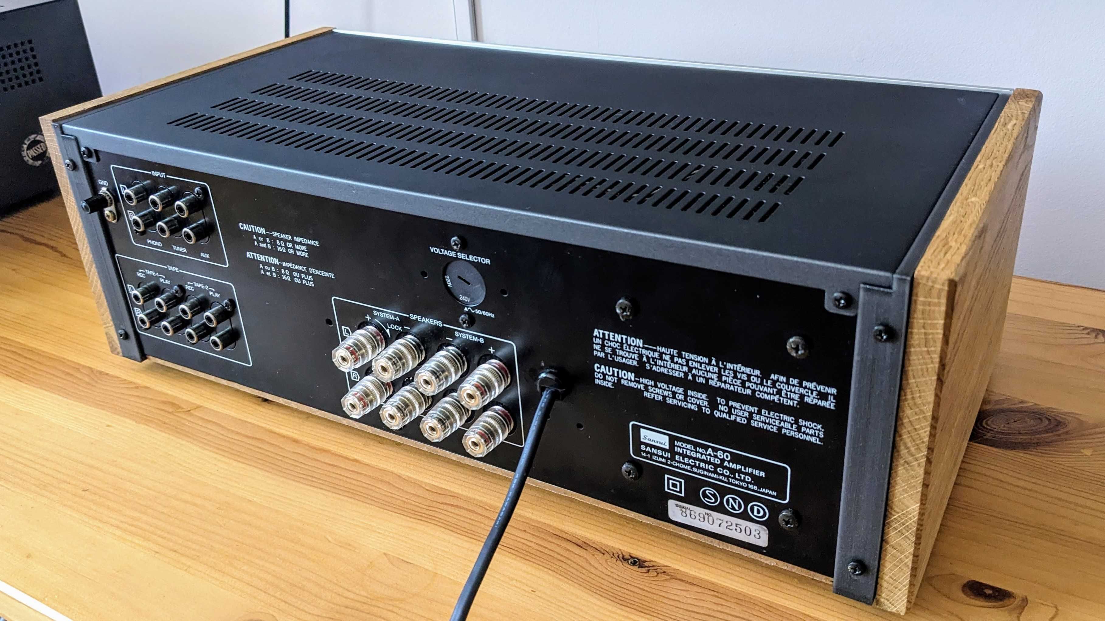 Sansui A-60  Piękny wzmacniacz stereo po pełnym serwisie!