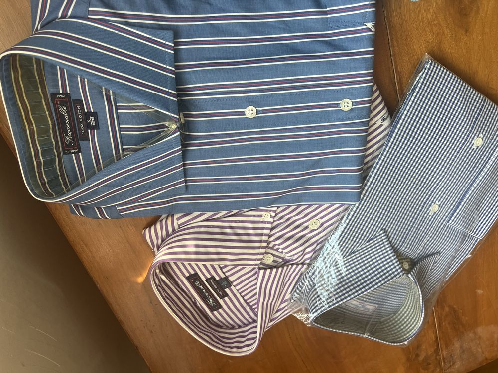 Camisas homem Ralph Lauren - Faconnable - Figaret - novas de loja!