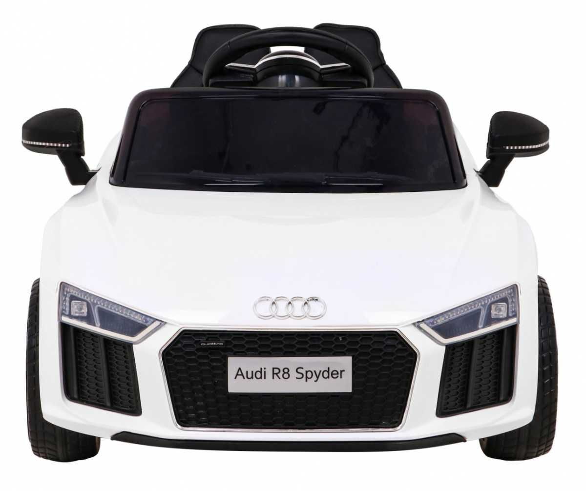 Audi R8 Spyder Biały Autko dla dzieci na akumulator Auto  HL1818