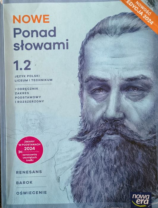 Książka NOWE Ponad słowami klasa 1