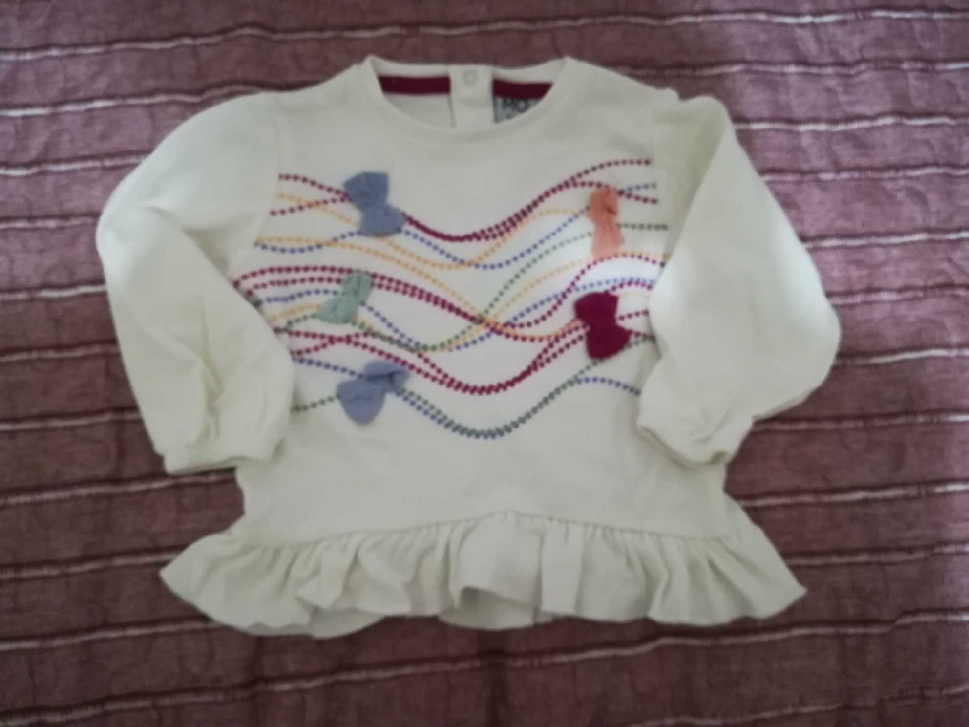 Blusas menina 6m 9m 12m