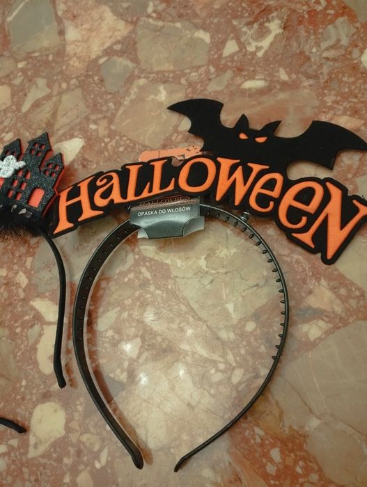 Dwie stylowe opaski Halloween