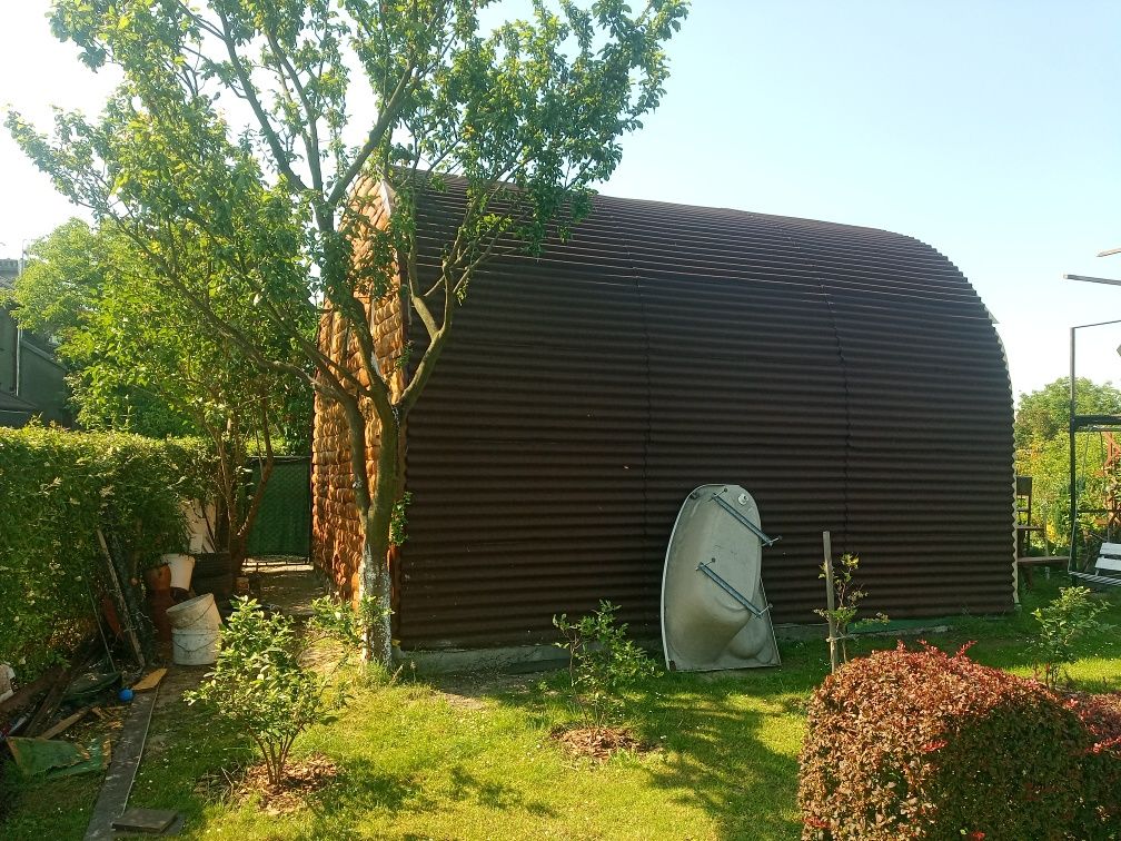 Dom ,hangar, altana, garaż, warsztat, 35m2+35m2, tiny house