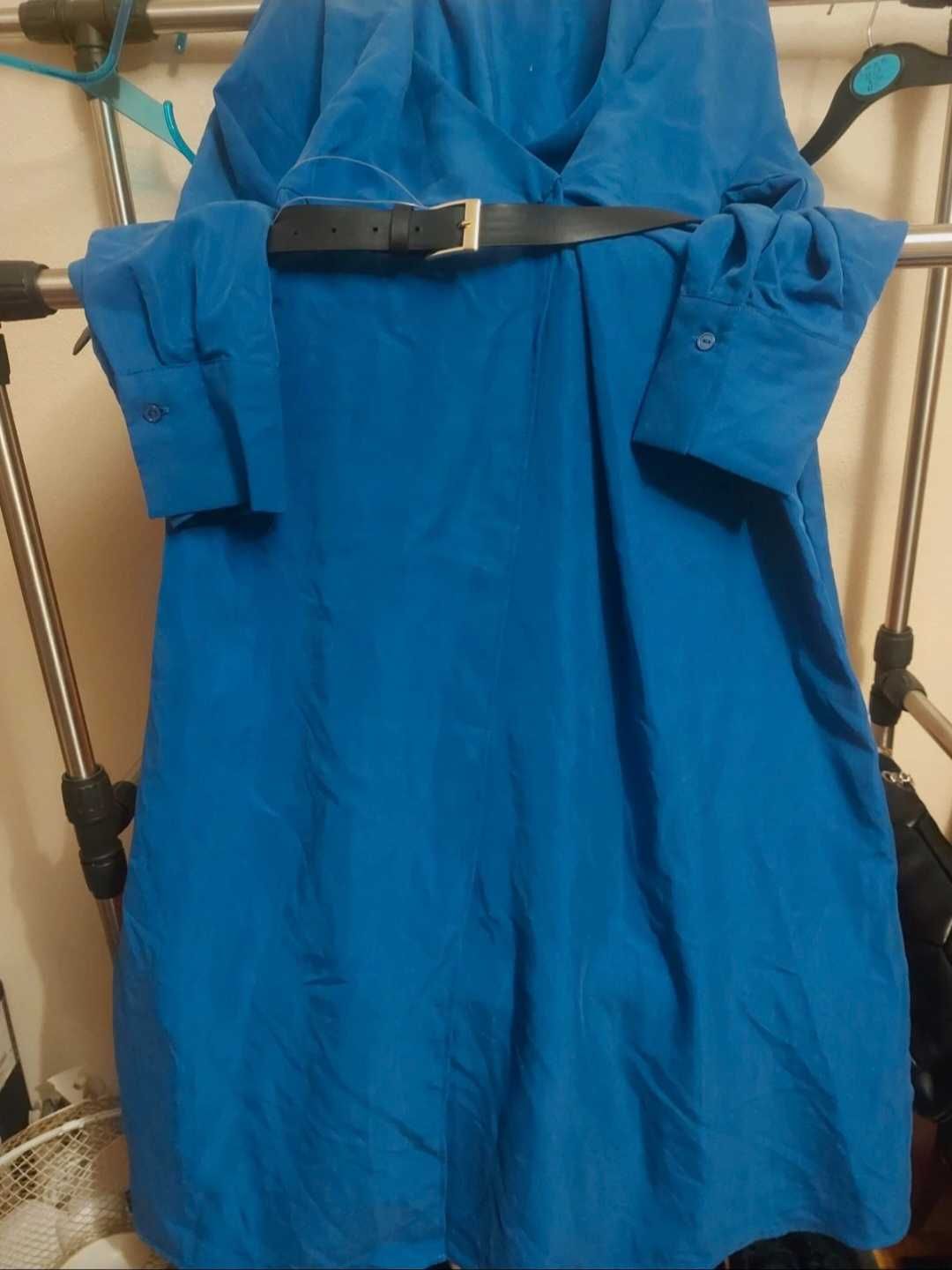 Vestido com cinto Mango NOVO