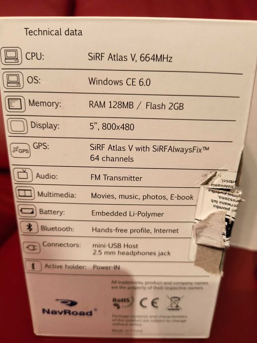 Nawigacja NavRoad AURO 2s