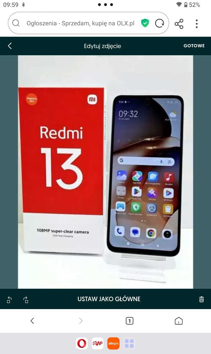 SUPER Xiaomi redmi 13. Pamięć 8/256gb