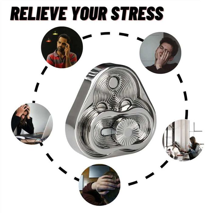 EDC Фіджет іграшка трикутний слайдер магнітний Fidget Toy антістрес