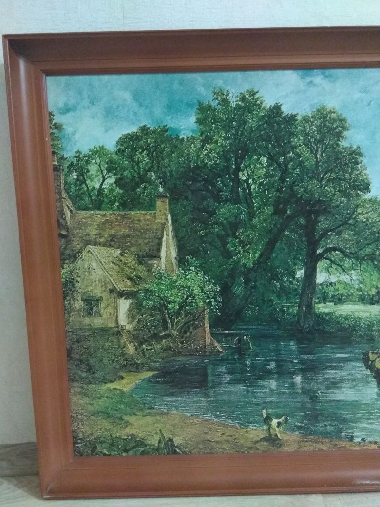 Duży obraz Wóz z Sianem reprodukcja