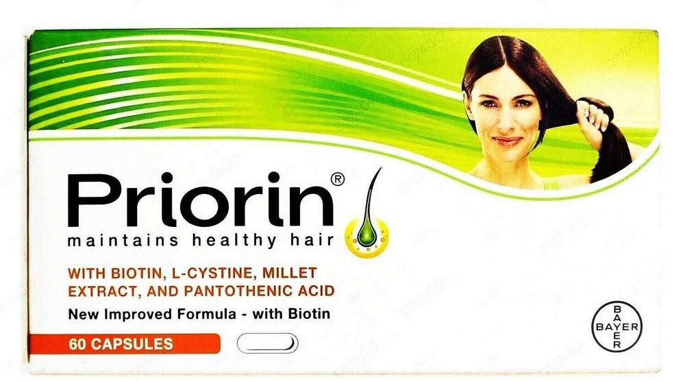 Priorin bayer 60 шт від випадіння волосся