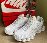 Buty Nike Shox TL White Nowy UnisexTrampki R41
