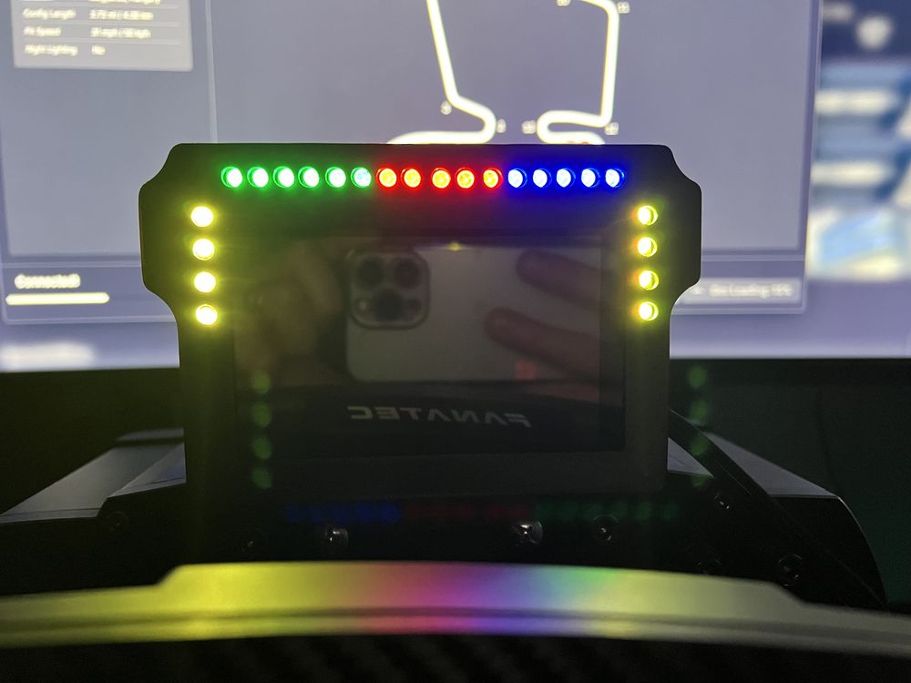 Dashboard sim racing 5" +led