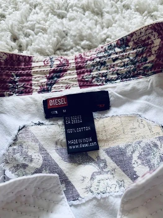 Diesel біла джинсовка джинсова куртка літня белая джинсовая котоновая