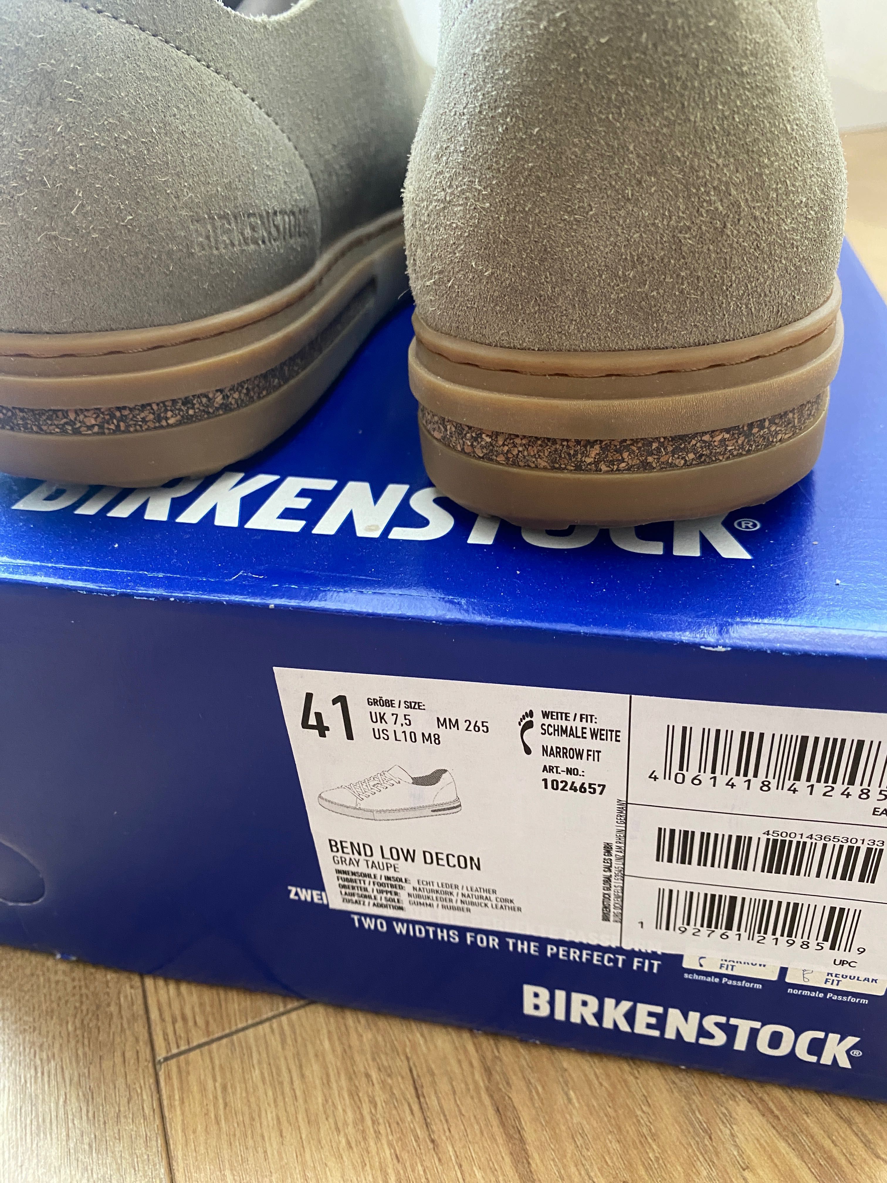 Buty BIRKENSTOCK Bend Low rozm. 41 - 26,5 cm