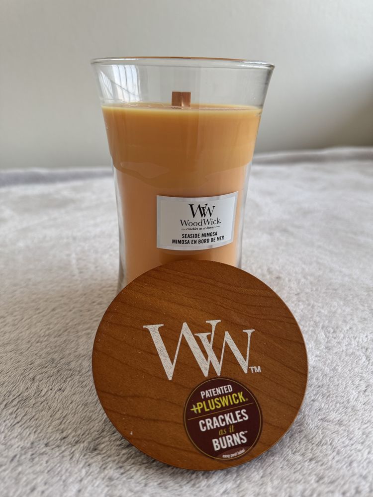 Аромасвічка Woodwick / подарунок на 8 березня / ароматерапія / свічка
