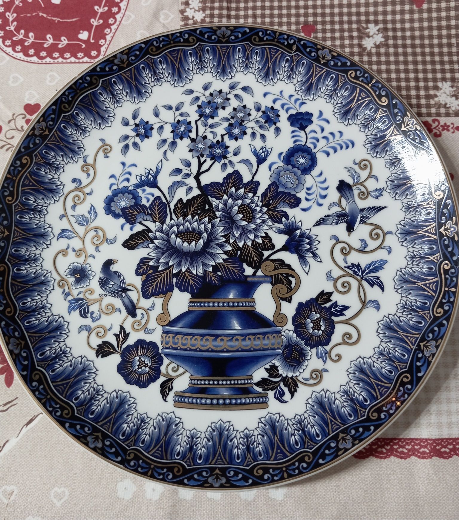 Prato e pote decorativo