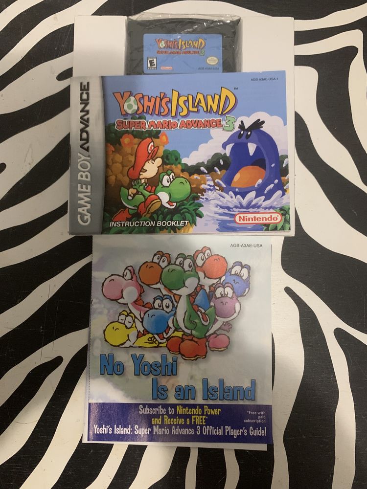 Yoshi’s Island (Jogo, caixa, manual)