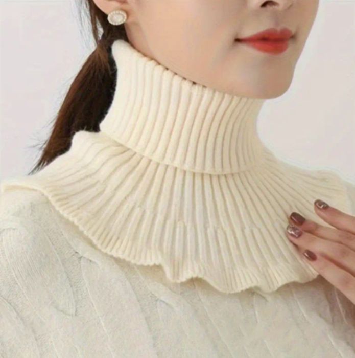 Воротники вязаные