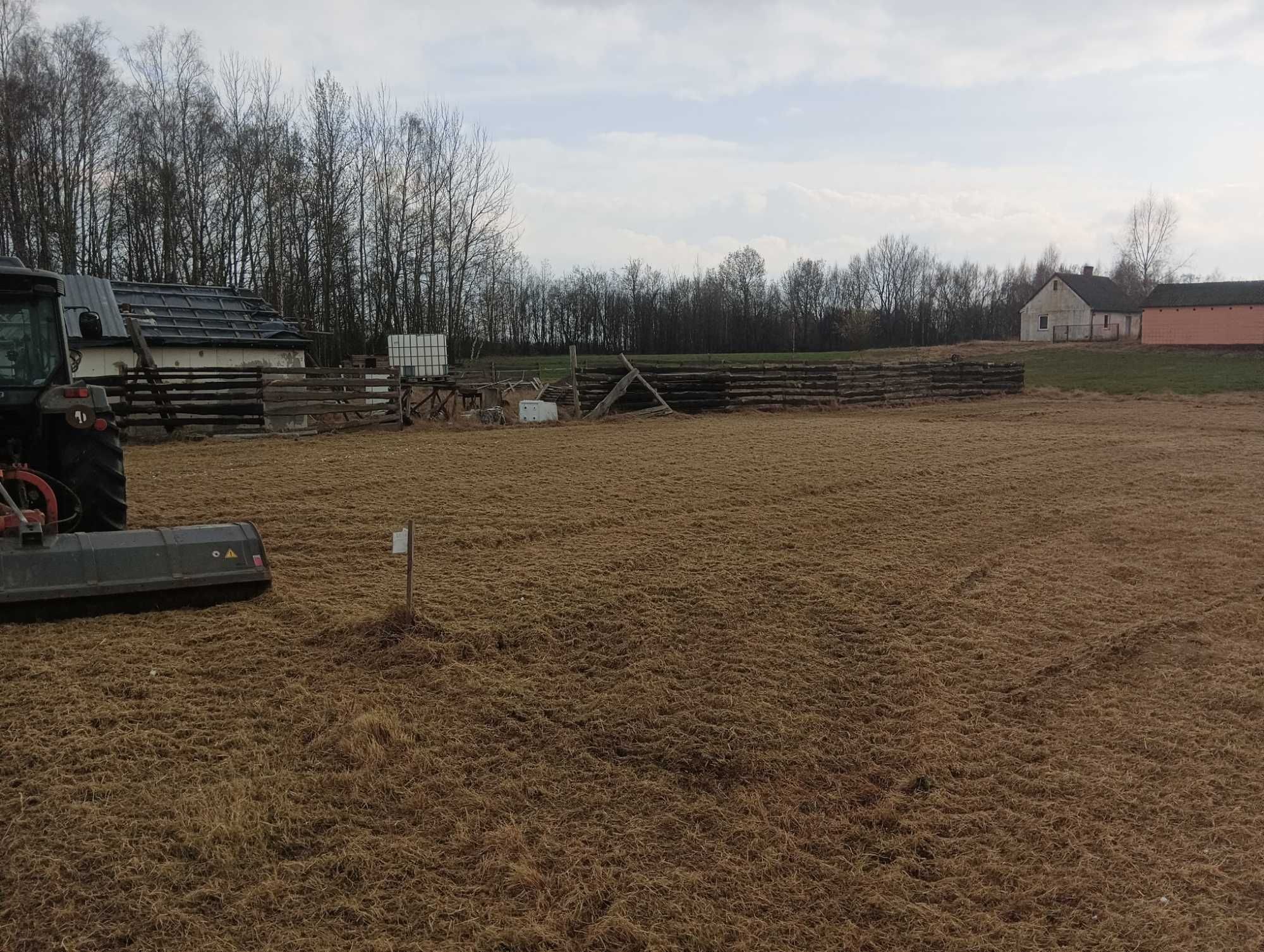 Koszenie karczowanie mulczer czyszczenie równanie działek rębak