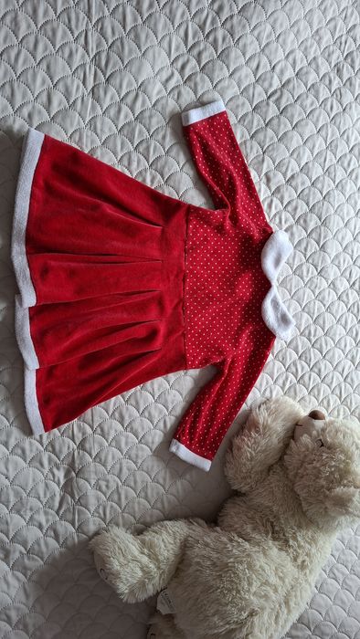 Sukienka Mikołajki Mikołaj Święta