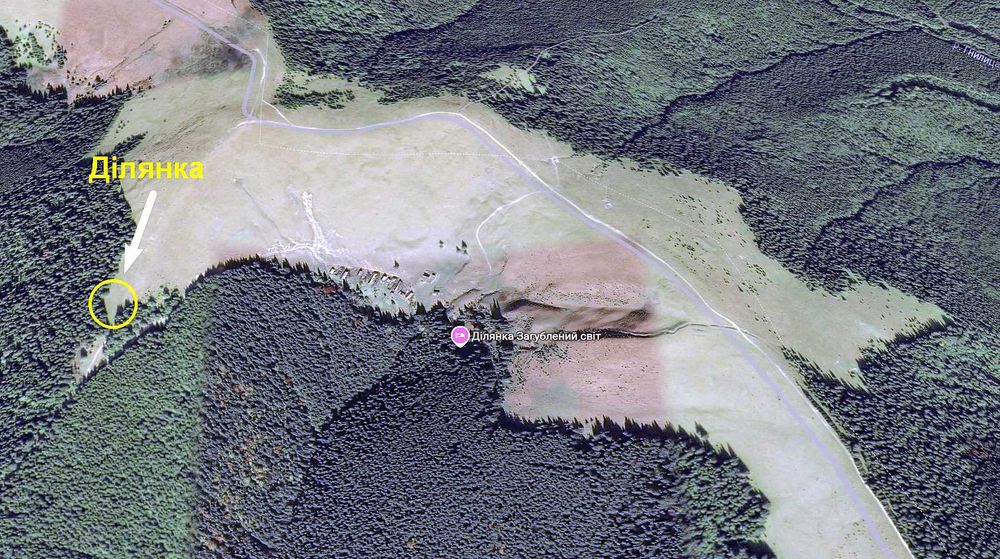 Продам ділянку в Закарпатській область біля Буковелю