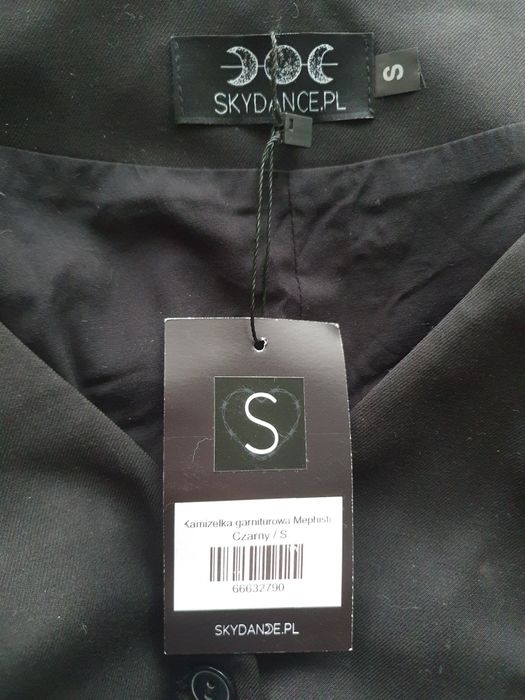 Kamizelka garniturowa Mephisto Skydance corpgoth dark academia