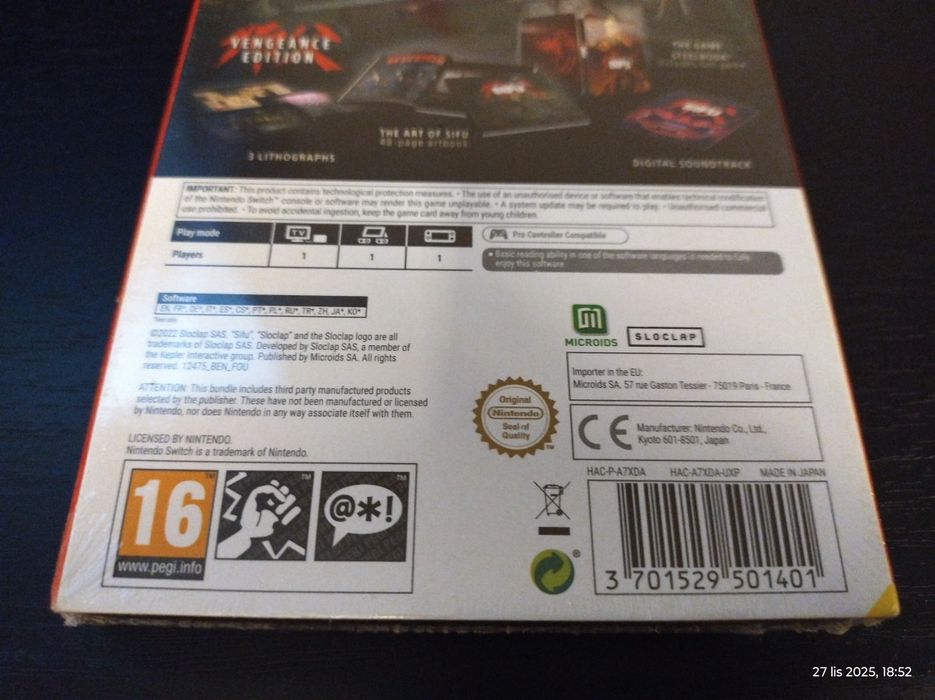 SIFU Vengeance Edition - Switch