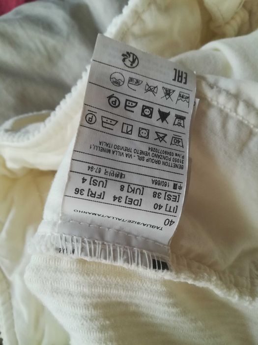 Benetton calças JCC+ cremes