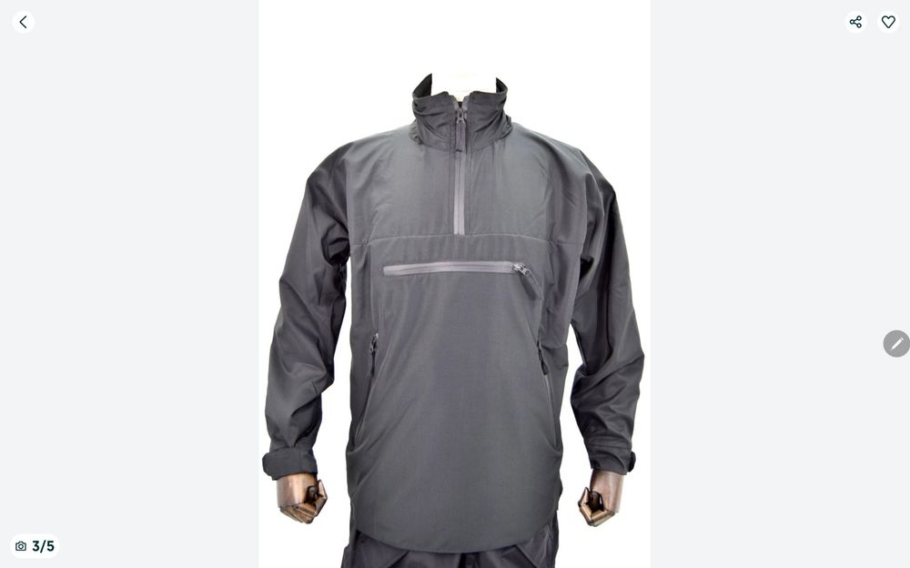 Анорак Lightweight Thermal Smock, розмір М. Л .ХЛ. ХХл нові оригінал