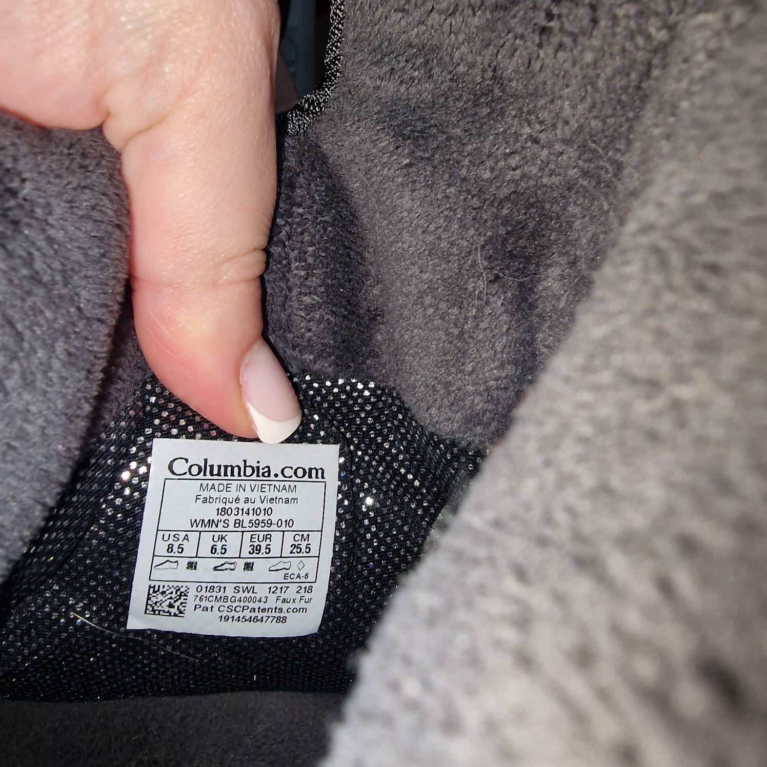 Ботиночки columbia (розмір 39,5)