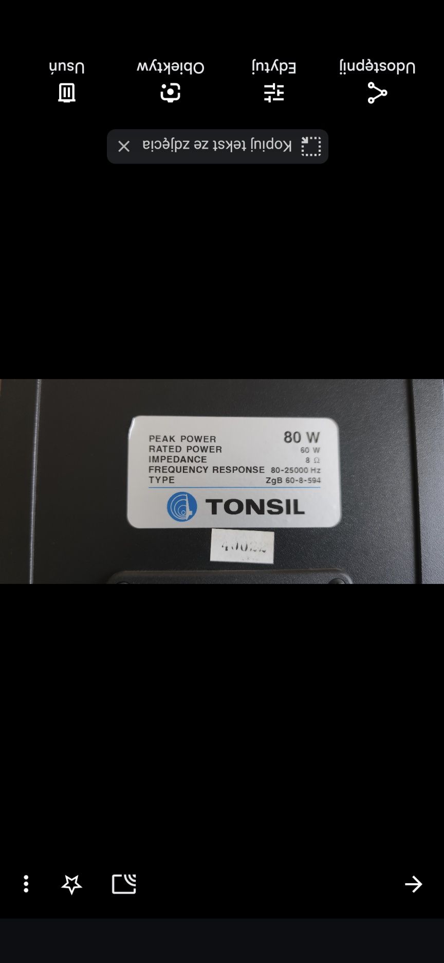 Kolumny głośnikowe Tonsil ZgN 120-8