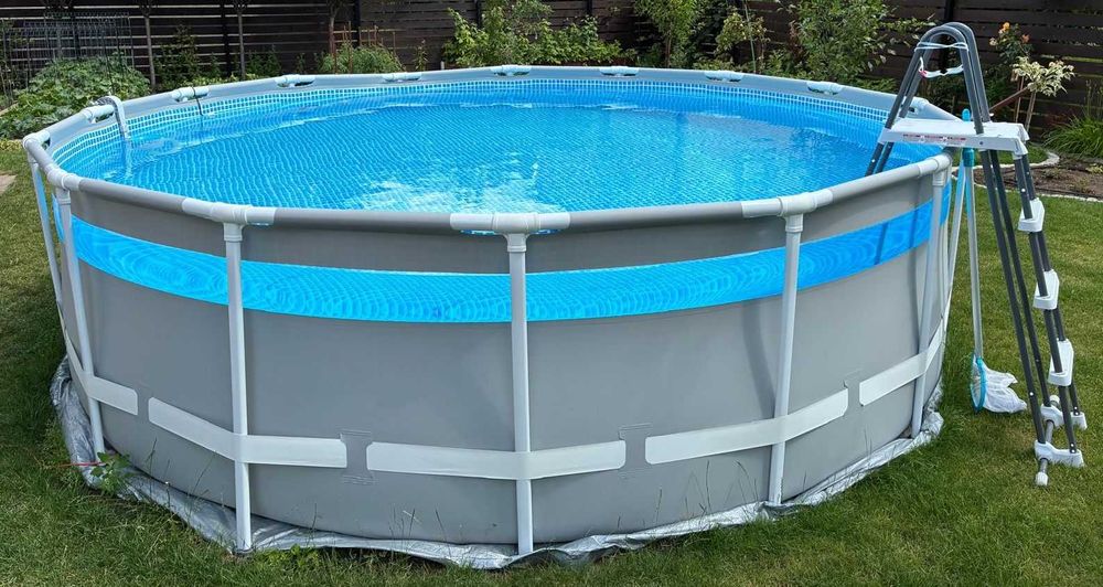 Basen ogrodowy INTEX 488x122cm roczny, zestaw 20w1