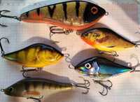 Salmo Slider 10 x3, Westin 15, PaD baits