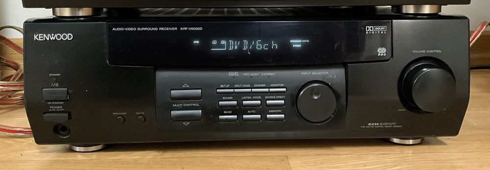 Kenwood KRF-V5030D amplituner kino domowe moc 80W na kanał