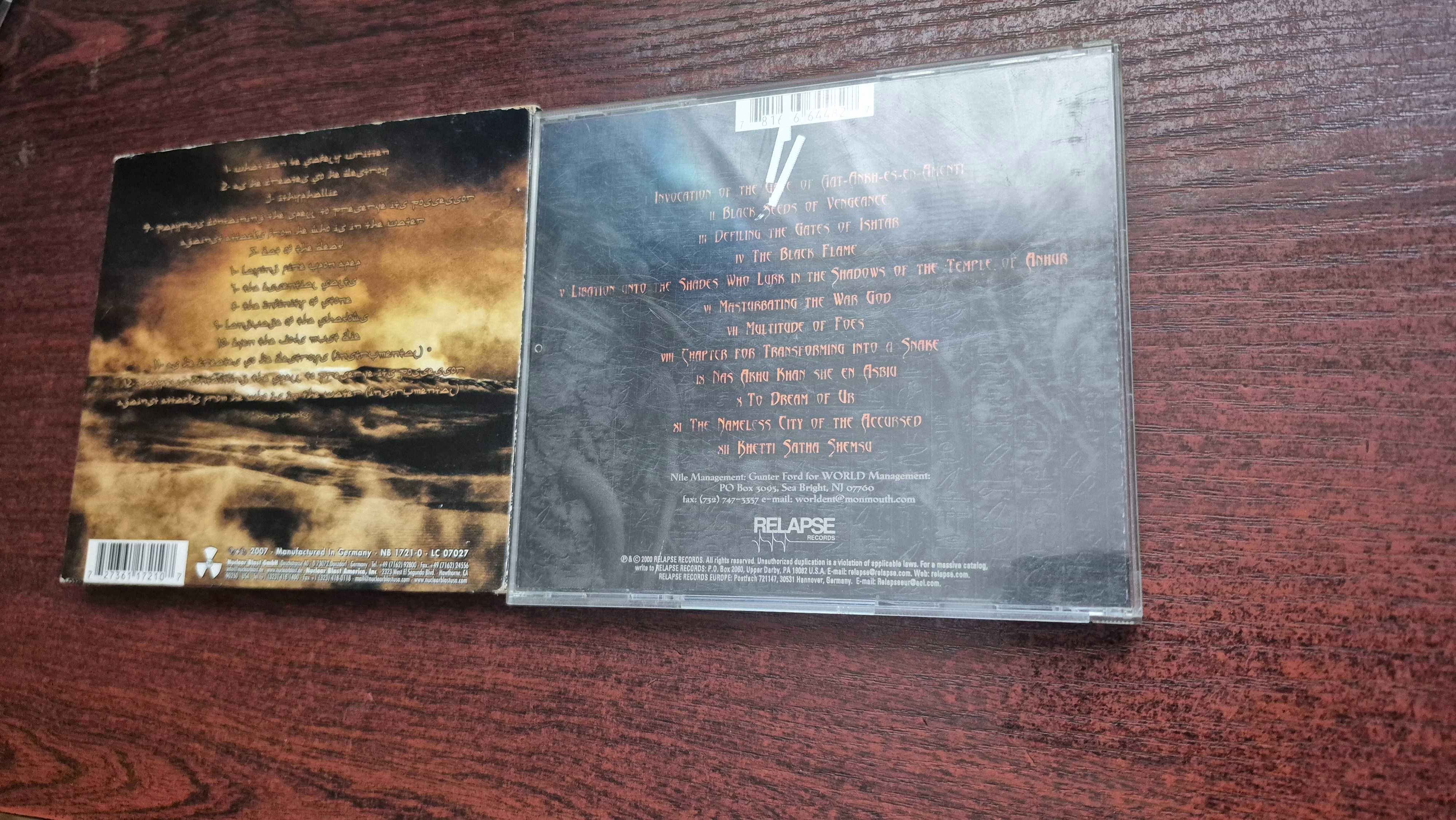 Nile  "Black Seeds of Vengeance 2000r./ Ithyphallic 2007r. "2 cd metal