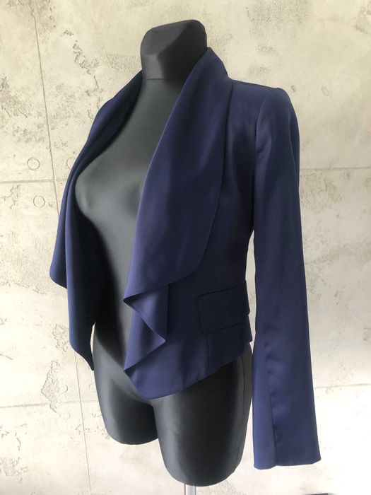 Reserved marynarka żakiet granatowy 36 S