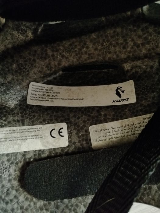 Kask rowerowy scrapper 48-52