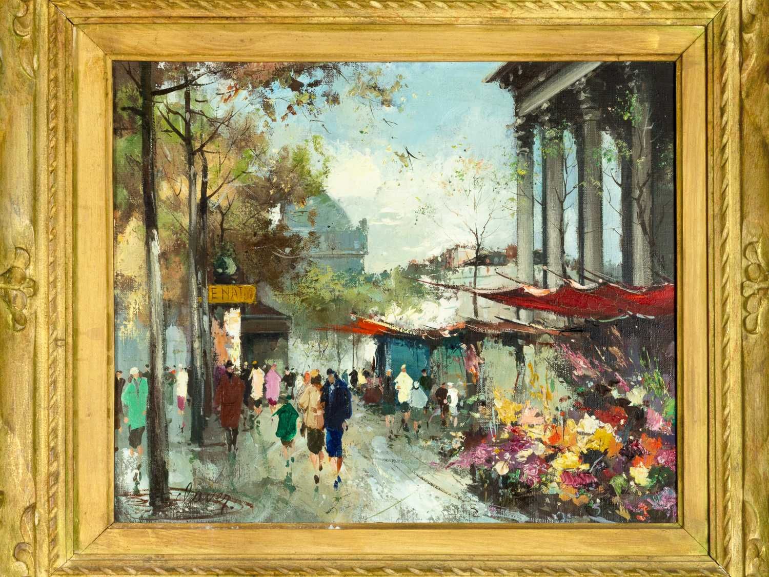 Pintura Impressionismo mercado Paris François Claver | século XX