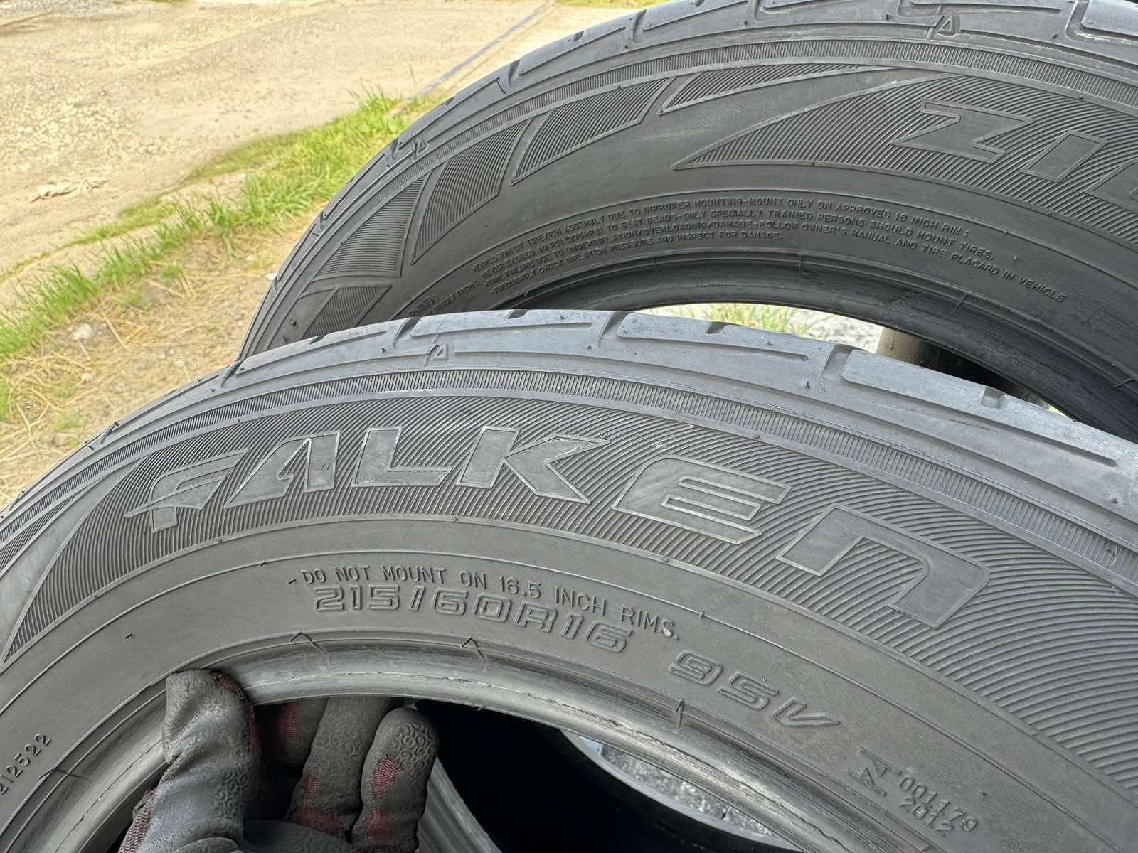 Літні шини Falken 215/60 R16 резина Р16