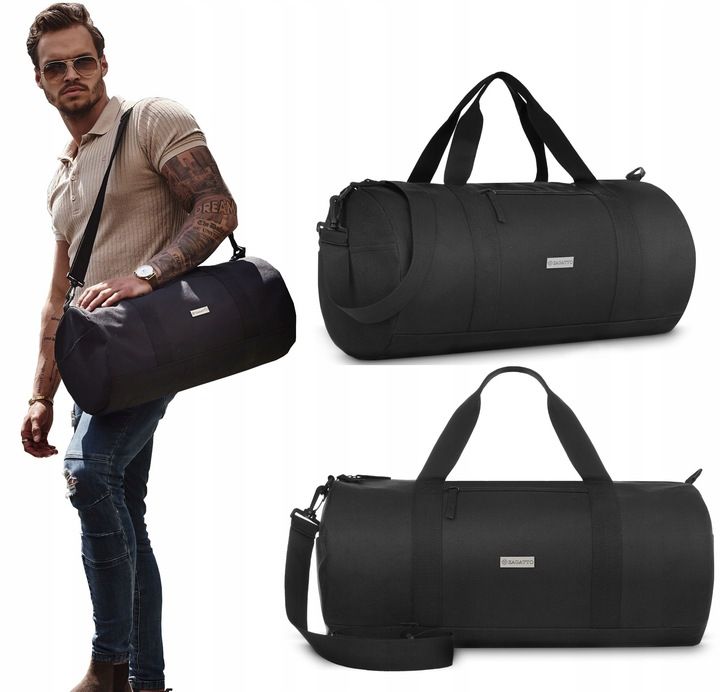 Torba Podróżna Damska Męska Pojemna Torba Sportowa Treningowa Zagatto