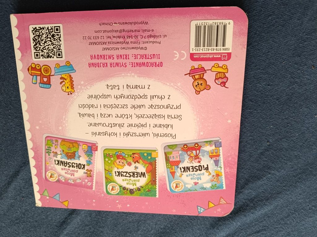 książeczka moje pierwsze kołysanki