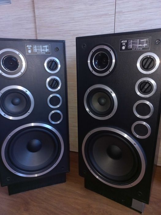 Wieża Technics z kolumnami ALTUS 110 z pilotem