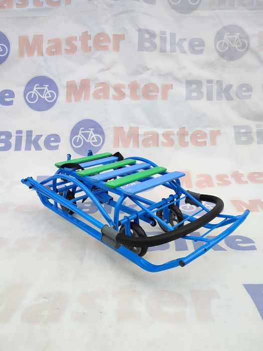 Санки на колесах "Мрія" блакитні